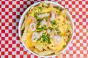 Papas Grandes Cheddar Camarones