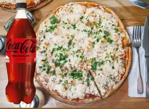 Pizza Camarona + Bebida 1.5 Lt.