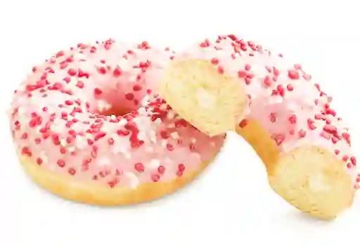 Donut Pink White