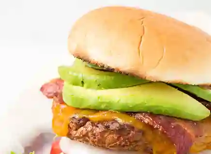 Cheddar Avocado Burger