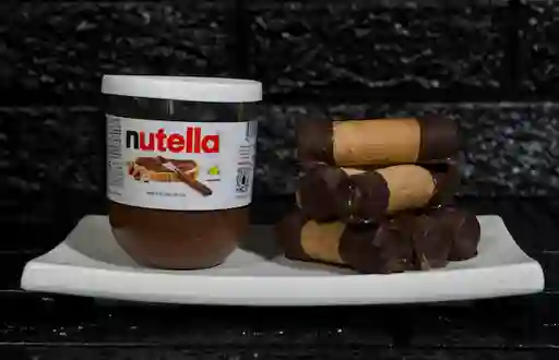Barquillos Nutella