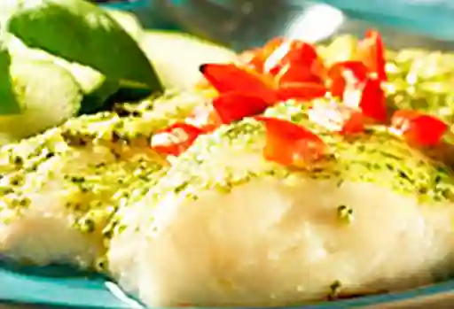 Pescado al Pesto