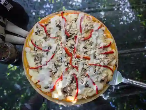 Pizza de Pollo a la Crema