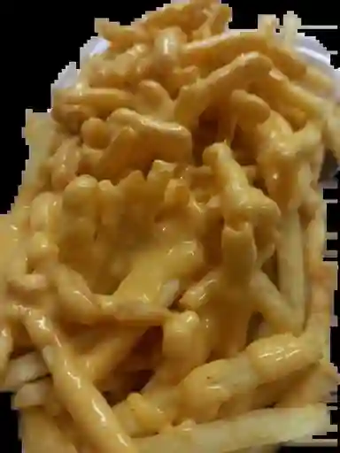 Papas Fritas con Salsa Cheddar