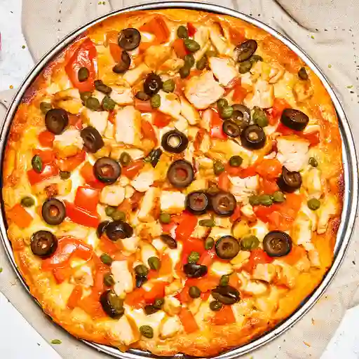 Pizzaiola Familiar 35 Cms ( 8 Trozos )