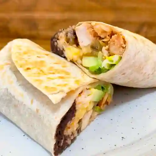 Burrito de Pollo y Camarón