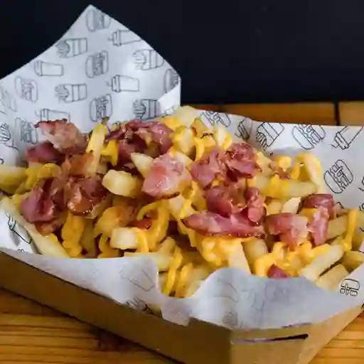 Papas con Queso y Tocino