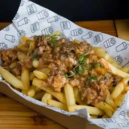 Papas con Carne y Queso