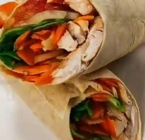 Shawarma de Pollo y Bebida