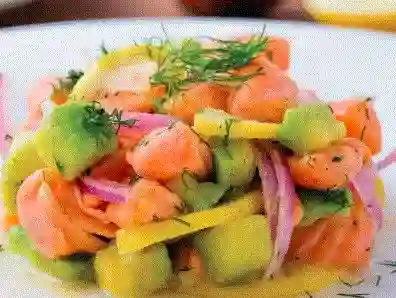 Ceviche de Salmón Apaltado