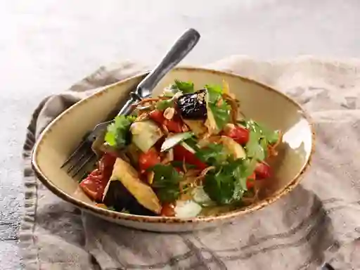 Ensalada con Berenjenas Atomatadas