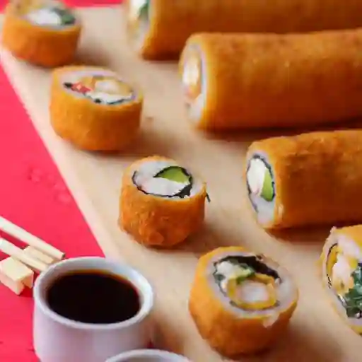 Hand roll de palmitos