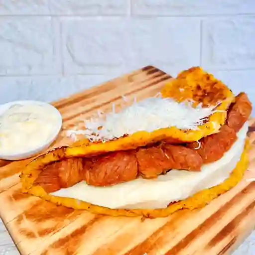 Cachapa de Cochino Frito