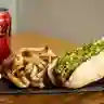 Hot Dog Veg con Papas y Bebida