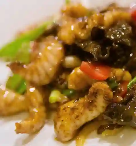 Pescado con Morrón