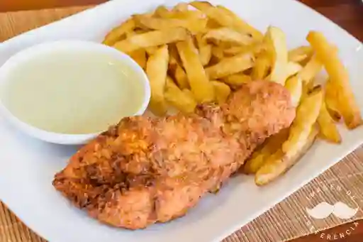 1/4 Pollo y Acompañamiento