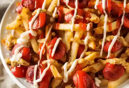 Salchipapas Rústicas