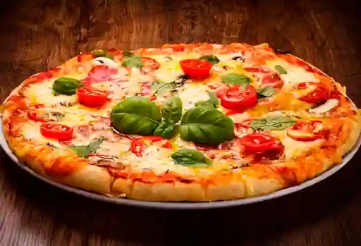 Pizza Tomate Cherry Albahaca