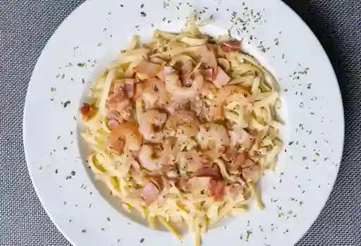 Fetuccini a la Carbonara