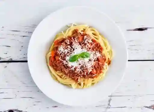 Pasta con Salsa Boloñesa