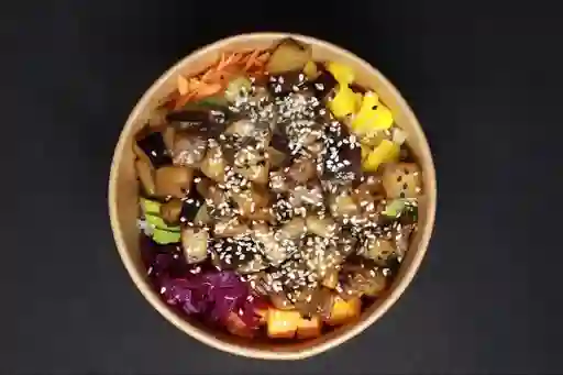 Berenjena Teriyaki Poke