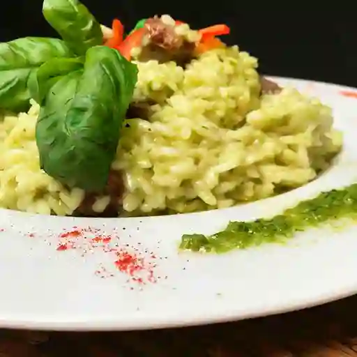 Filete Rossini Risotto Al Pesto