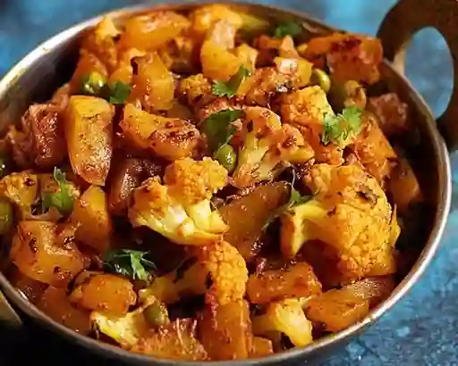 Aloo Gobi Mutter con Basmati Rice