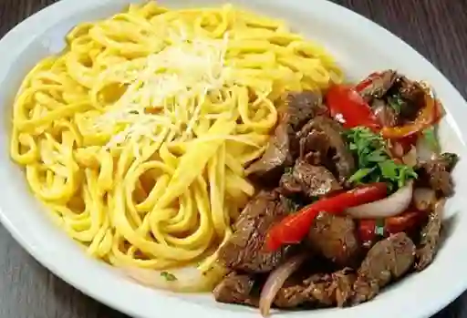 Tallarín a la Huancaína