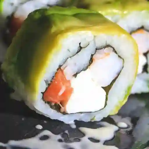 H3 Hanamaki Roll Camarón y Salmón