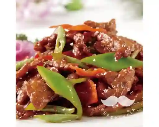 Promo Carne Mongoliana y Arroz Chaufa