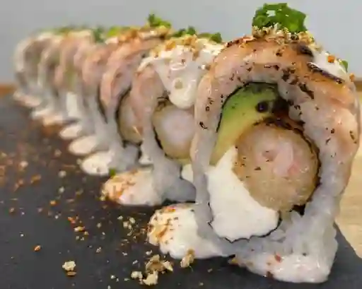 Sake Maki (Env. Salmón Flambeado)