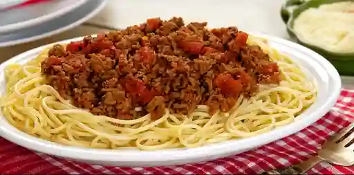 Espagueti en Salsa de Carne