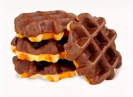 Waffle Bañado en Chocolate