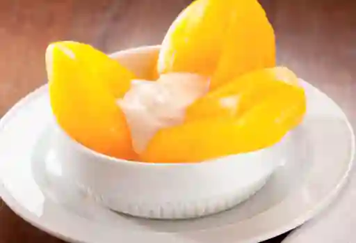 Papayas a la Crema