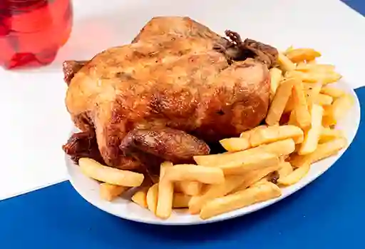 Promo Pollo Papas y Bebida 3 L