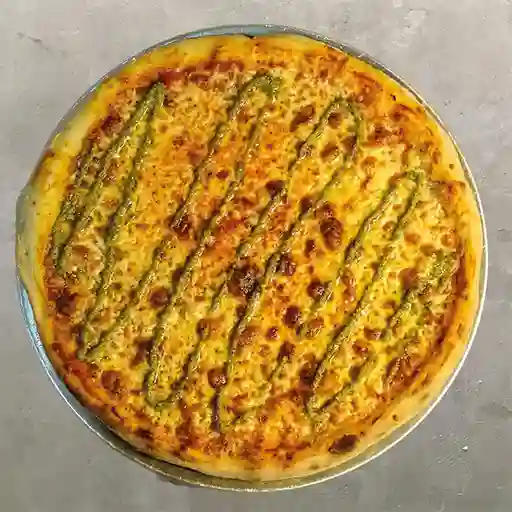 Pizza Cheese and Pesto