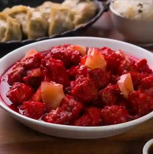 Costillar Cantonés con Arroz Chaufan