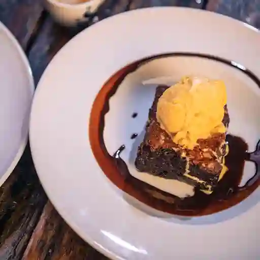 Brownie con Helado