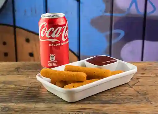 Mozzarella Sticks + Bebida