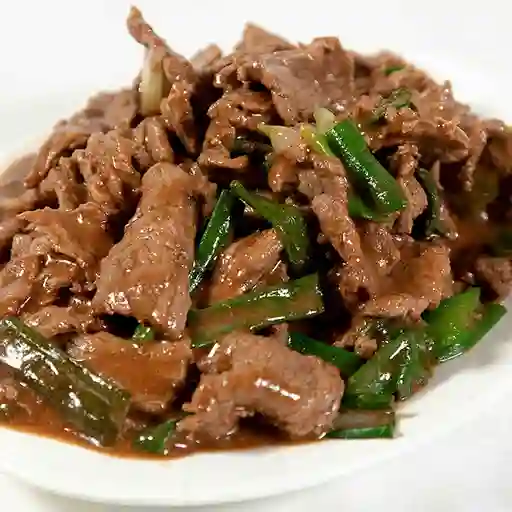 Carne y Camarón Mongoliano