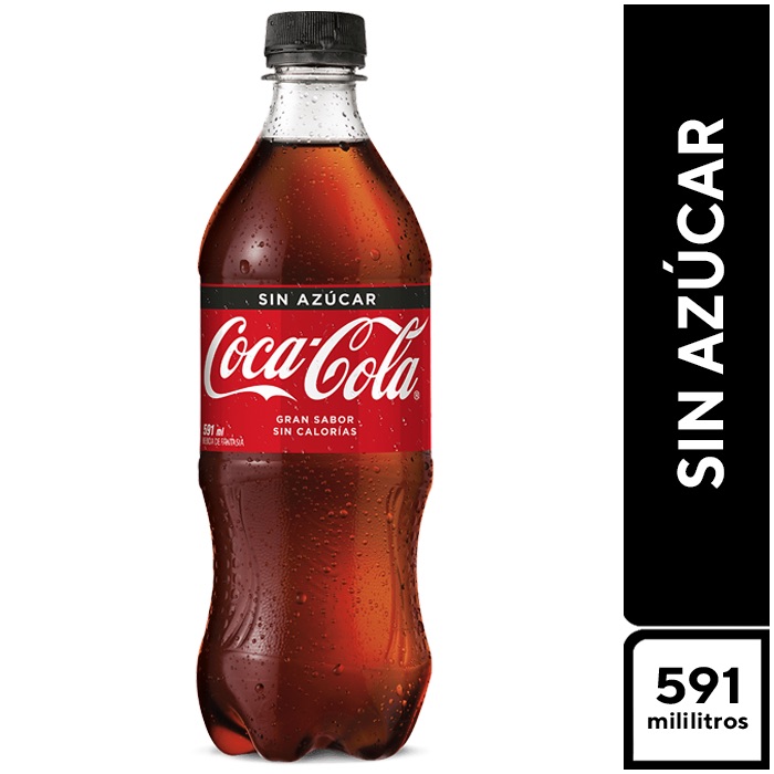 Coca Cola Sin Azúcar 591Ml.