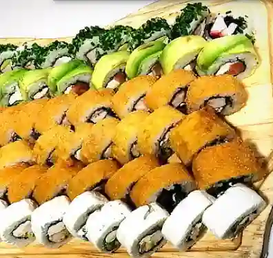 Tabla Sushi 30 Piezas Vegetarianas