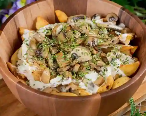 Papas Mushrooms and Chicken