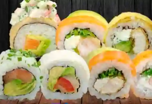 70 Rainbow Rolls