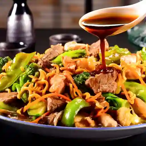 Yakisoba de Carne