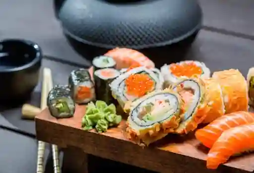 Promo Rollos Tabla Vegetariana Mixta X40