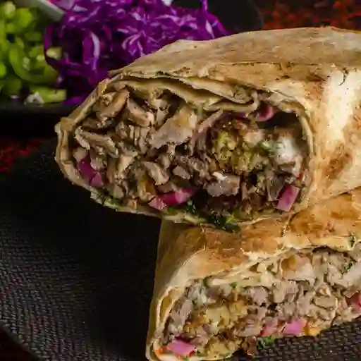 Shawarma Palestino y 2 Salsas