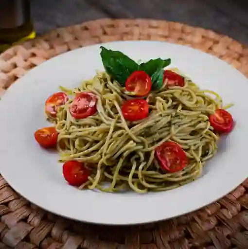 Pasta Mediterránea al Pesto