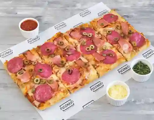 Pizza Salami y Prosciutto Grande