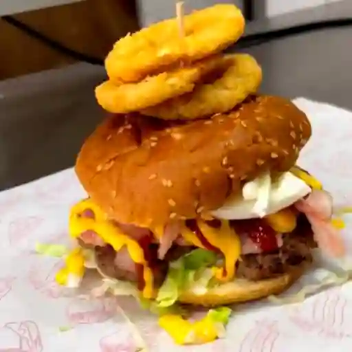 Rapy Burger y Papas Fritas